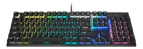 Teclado Mecánico Corsair K60 Rgb Pro Viola Gamer Abnt2 Negro