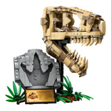 Lego Jurassic World Fóssil Do T Rex Caveira 76964 577pcs