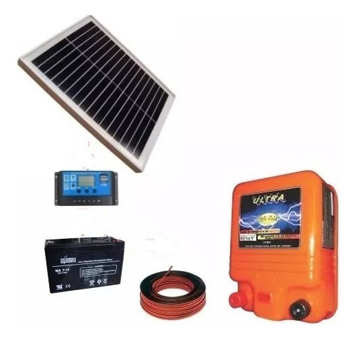 Impulsor Cerca Eléctrica Kit Solar 25km 15ha 2.5j Cr425ul