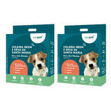 Kit 2 Coleiras Antipulgas Carrapatos Cães Filhotes Zenpet