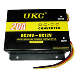 Inversor De Corriente De 24 Voltios A 12v 20 Amp Camion Bus