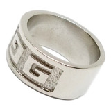 Anillo Hombre Acero Quirurgico Guarda Griega Masculino 