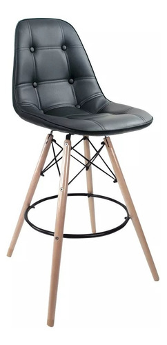 Set 2 Banqueta Taburete Eames Tapizada - Alto Impacto 