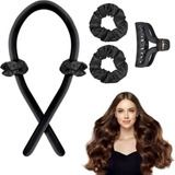 Kit Ondas Rizadora Bucles Sin Calor Saten Con Broche Oferta!