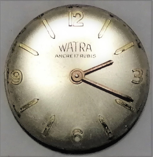 Maquina Reloj Pulsera - Watra 17 J. - Diámetro 19,60 Mm 
