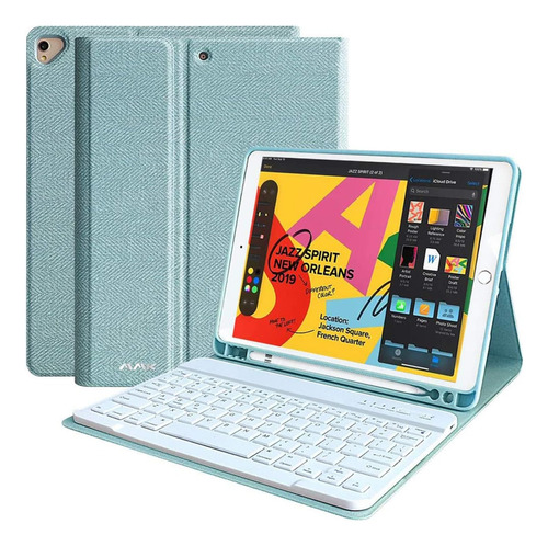 Funda Con Teclado iPad 8.a Generación 10.2 2020 iPad 8.a 7.a