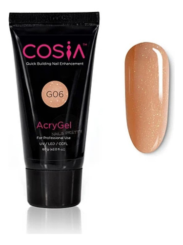 Acrygel (polygel) Cosia Con Glitter 60 Grs. G06