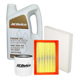 Kit Filtros Chevrolet Onix Prisma + Aceite Semisint Acdelco