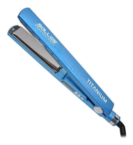 Chapinha De Cabelo Salles Profissional Pro Nano Titanium Azul 220v