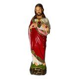 Sagrado Corazon De Jesus Figura Modelo De 40 Cm Envio Gratis