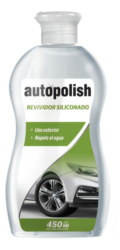 Revividor Silicona Auto Exterior Autopolish 450 Ml Color Blanco