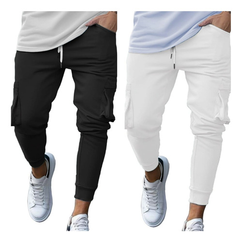 Pantalon Jogger Sudadera Deportiva Para Hombre 2x1