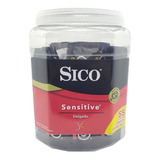 55 Condones Sensitive Delgado Sico + Envío