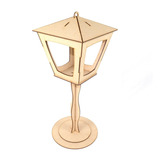 15 Pzs Centro De Mesa En Forma Faro Farol Con Soporte En Mdf