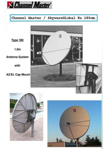 Kit Antena 1.8 Metros Satelital Channel Master