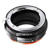  Adaptador K&f Concept Lente Nikon (g) A Sony Nex 