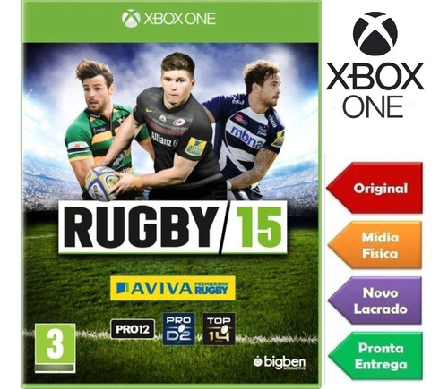 Rugby 15 - Xbox One  - Novo E Lacrado!