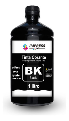 Refil De Tinta  P/ Hp Gt51 Preto Impressora Hp Gt5822