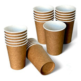 600 Copos De Papel Café Chá 200 Ml Kraft Biodegradável Term