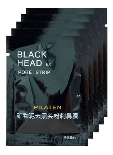 Mascarilla Facial Puntos Negros  Pilaten 30 Unid.