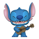 Figura De Acción  Stitch Con Ukelele Lilo & Stitch 55615 De Funko Pop!