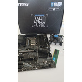 Mother Msi Z490-a Pro Intel 10ma 1200 Z490 + Core I3 10100f