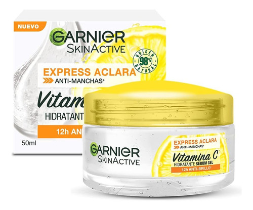 Crema Hidratante Garnier Skinactive Express Vitamina C 50ml