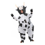Disfraz Inflable De Vaca De Fiesta Para Adultos De 160-190cm
