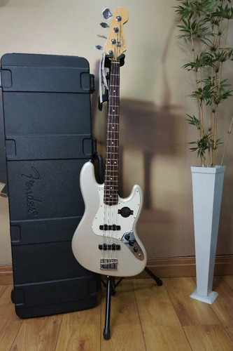 Contra Baixo 4c Fender American Standard Jazz Bass Cinza
