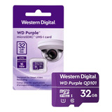 Tarjeta De Memoria Microsd 32gb Wd Purple Sdhc Clase 10 4k