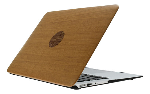 Carcasa Case Funda Protector Para Macbook Tono Madera 