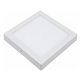 Pack X4 Spot Panel Led Aplicar Techo 6w Cuadrado Luz Fria