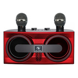 Bocina Karaoke 2 Microfonos Portátil Usb Wifi Blototh