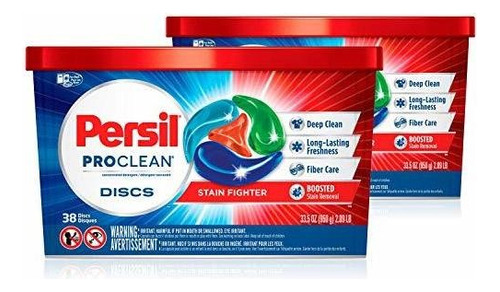 Persil Discs Laundry Detergent Pacs, Stain Fighter, 38 Coun