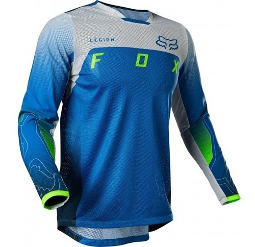 Jersey Fox Legion Air Scanz Azul  Mx / Mtb