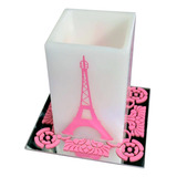 12 Centros De Mesa Xv Años Torre Eiffel Rosa