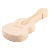 Unidad Flash Usb De Madera Con Forma De Guitarra Drives Stor