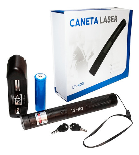 Caneta Laser Pointer Super Potente Alta Distancia 50-100km