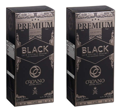 2 Cajas Café Negro Organo Gold Gourmet Envio Gratis