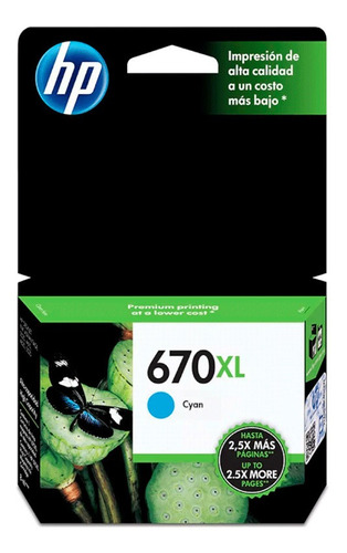 Cartucho Original  Hp 670xl Para Deskjet 3525 4615 4625 5525