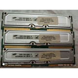 Samsung 256 Mb Rimm 800 Mhz Rdram (mr16r082gbn1-ck8) (x3)