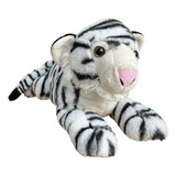 Tigre De Peluche Tigre Naranja Blanco Acostado Importado