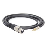 Cable Mini Plug 3.5 A Xlr Canon Hembra Balanceado 1 Mts