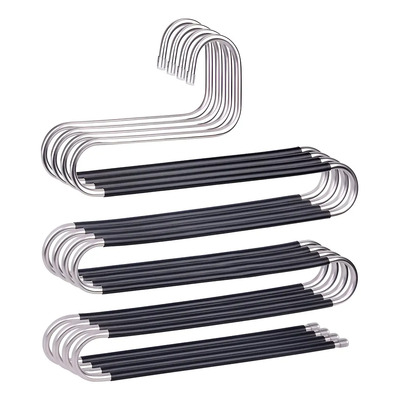 Timotech Ganchos Para Pantalones, Ropa, Ganchos Con 5 Niveles De Acero Inoxidable | Organizadores De Ropa De Acero Inoxidable, Resistentes Para Pantalones, Faldas, Bufandas, Accesorios (4 Pz) | MercadoLibre