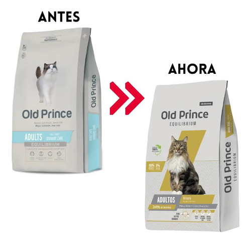 Alimento Old Prince P/ Gato Adulto Urinary Pollo Arroz 7,5kg