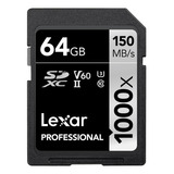 Kit 2 Cartões Lexar 64gb Professional 1000x Sdxc Uhs-ii