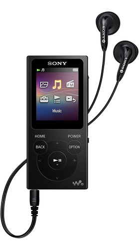 Reproductor Mp3 Sony Walkman Nwe394/b, 8gb, 35hrs De Batería