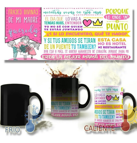 Taza Regalo Dia De Las Madres Frases De Mamá 10 De Mayo M1