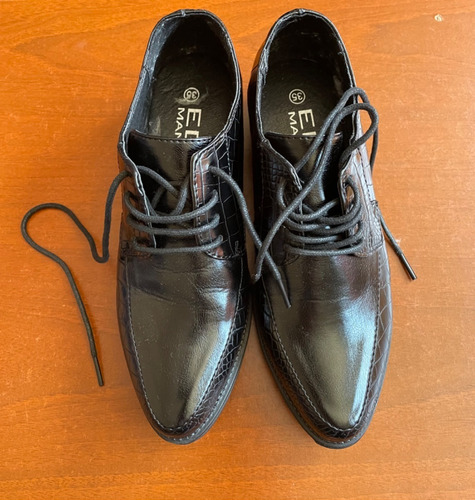 Zapato Eda Manzini Talla 35 Color Negro