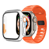 Funda Y Correa Para Apple Watch 9 8 Se 45mm 44mm 41mm 40mm